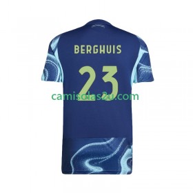 Camisolas de futebol AFC Ajax Steven Berghuis 23 Equipamento Alternativa 2025/26 Manga Curta